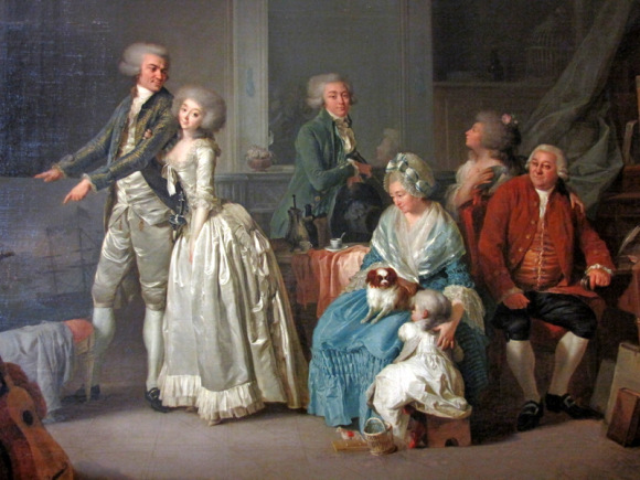 La Famille Gohin by Louis Léopold Boilly, 1787, Musée des Arts Décoratifs, Paris.